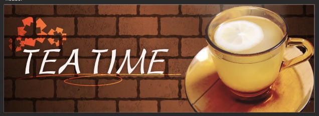 グラデーションを「乗算」「75%」にしてメイン画像より下に配置