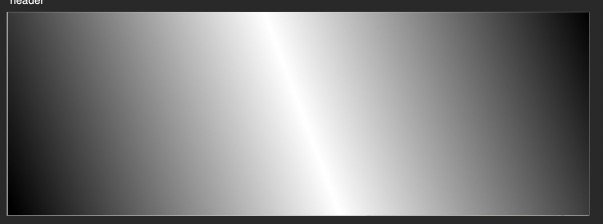 グラデーションのレイヤー（通常で最上部に置いた状態）